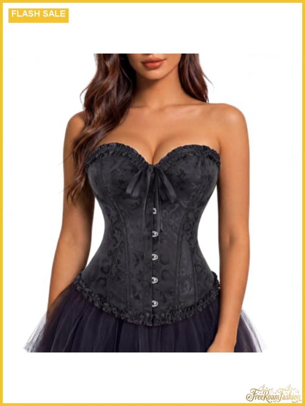Renaissance Corset Top Lace-Up Bustier Shapewear Costume
